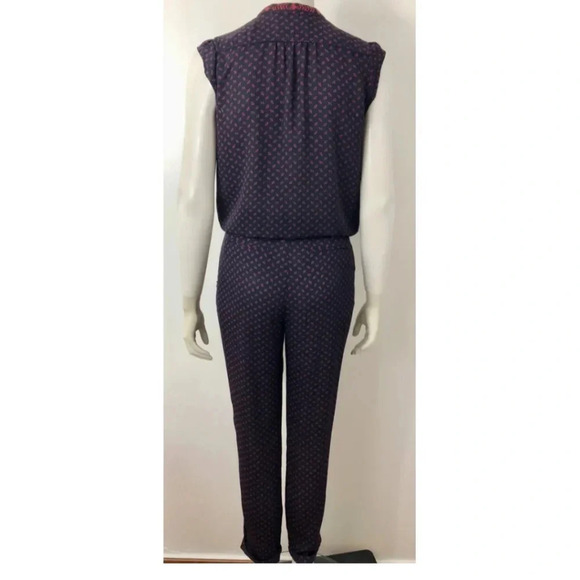 Scotch & Soda Maison Scotch Button Down Sleeveless Women's Boho Jumpsuit Size L. - Picture 4 of 16